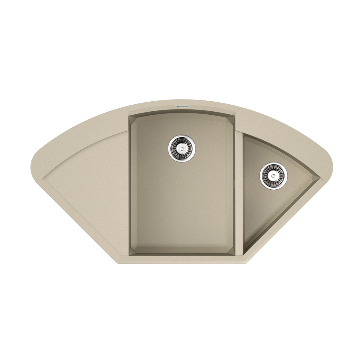 Кухонные мойки Кухонная мойка 1057x575x210 Sakaime 105C-SA Tetogranit/бежевый 