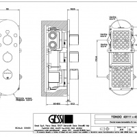 Смесители Внешняя часть термостатического смесителя хром 