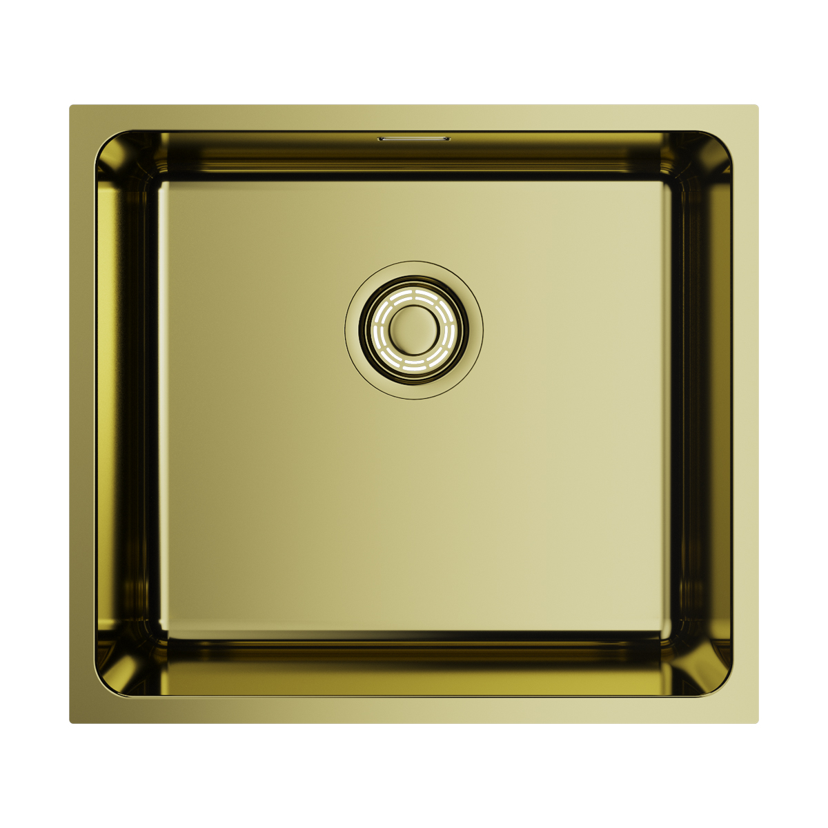 Кухонные мойки Кухонная мойка 490x440x200 Tadzava 49-U/I-LG нержавеющая сталь/светлое золото 
