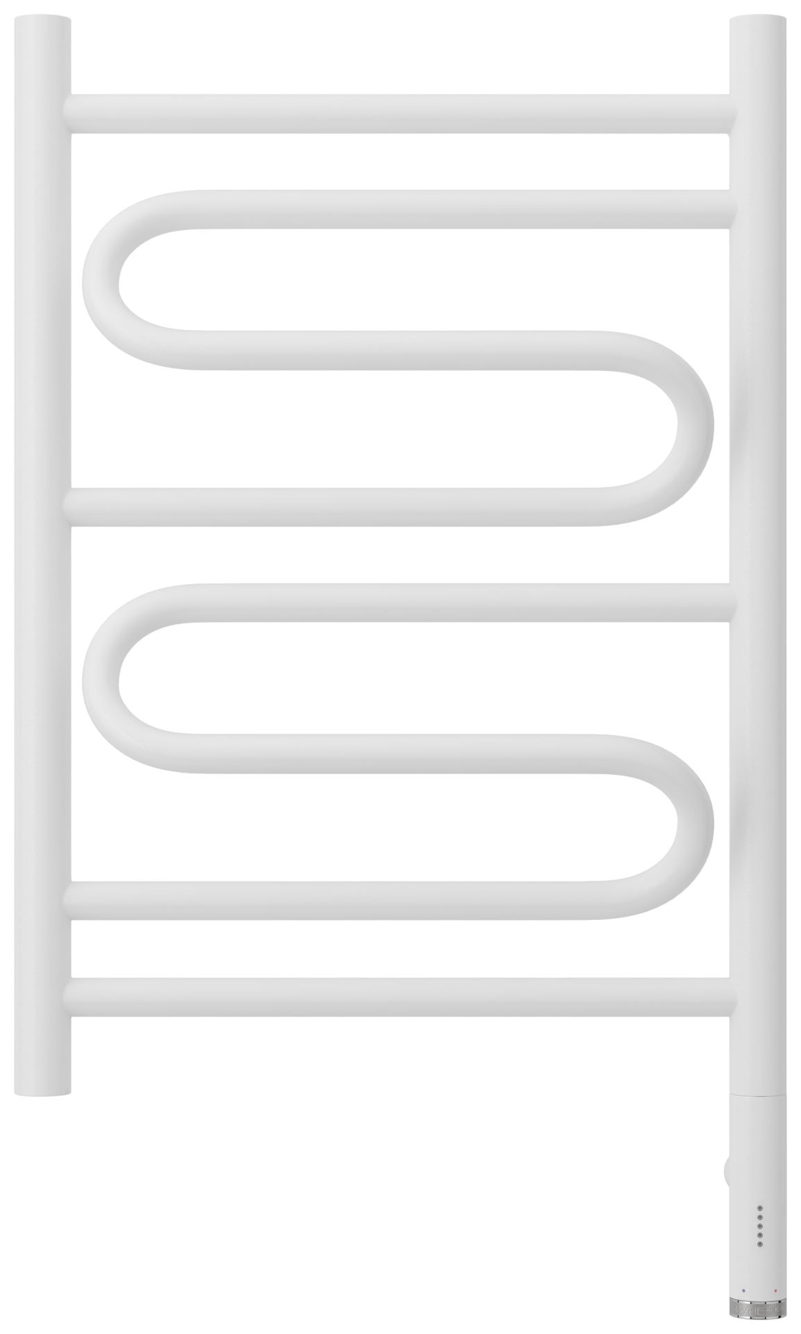 Полотенцесушители Полотенцесушитель электрический 600х400 МЭМ правый (Матовый белый) 