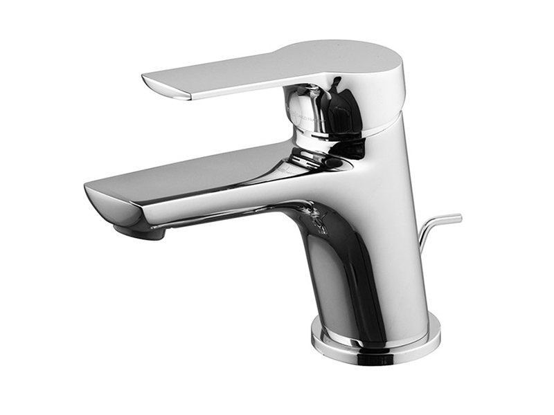 4 Смеситель для раковины 1 отверстие, с донным клапаном, цвет хром