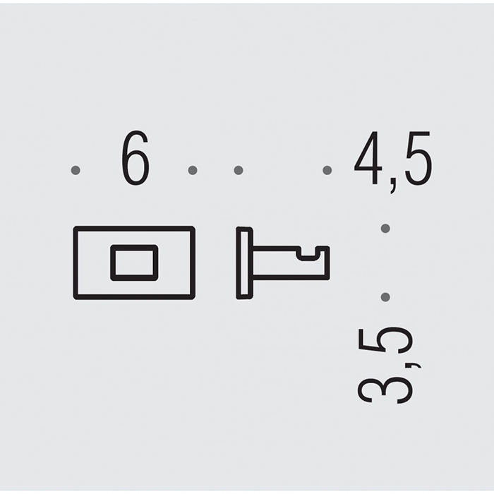 Аксессуары для ванной Крючок одинарный, цвет PVD золото матовое 