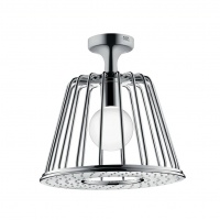 Душевая программа Верхний душ 1jet с потолочным подсоединением, цвет хром 