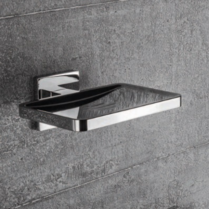 Мыльница, цвет хром