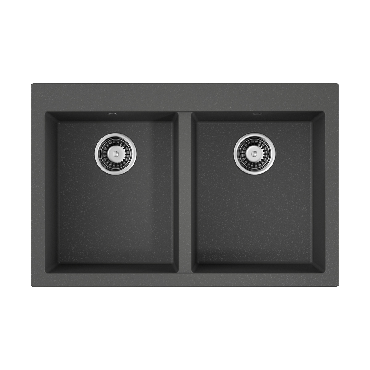 Кухонные мойки Кухонная мойка 800x530x200 Bosen 80-2-PL Tetogranit/платина 