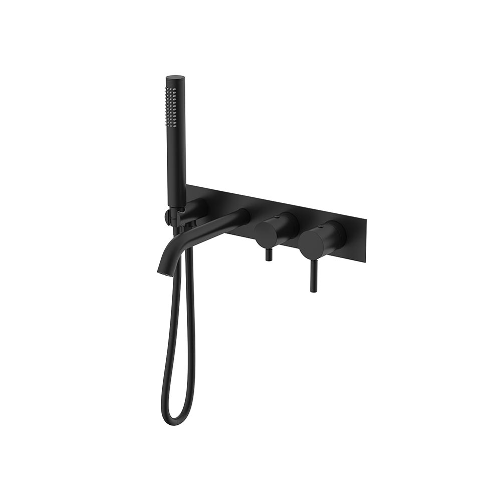 Смеситель из стены для ванны MATTE BLACK