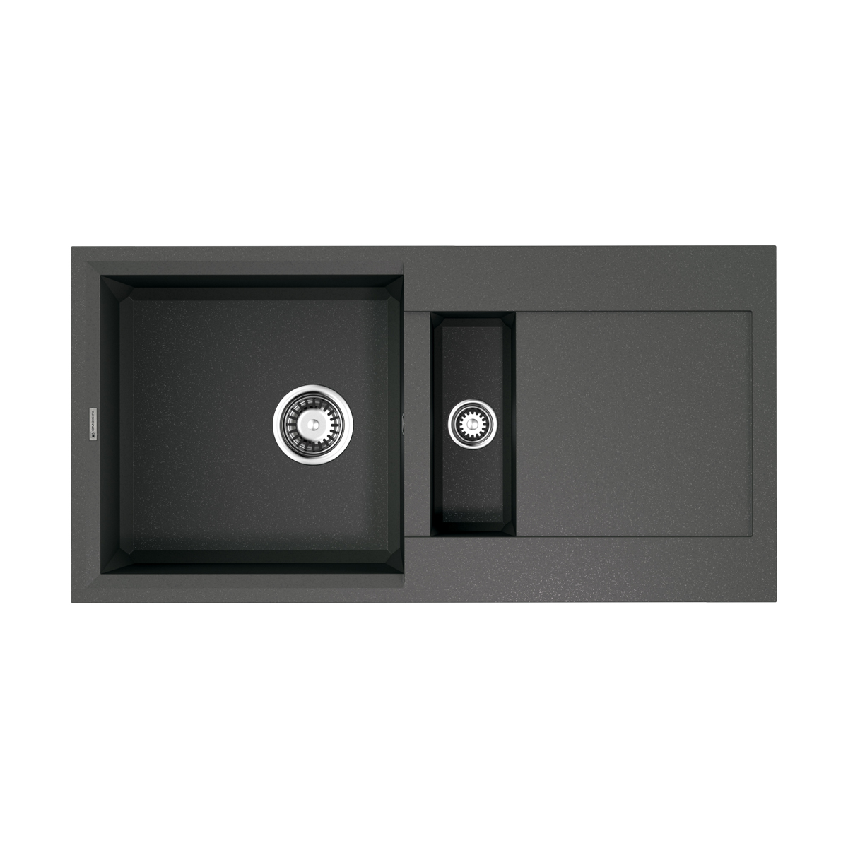 Кухонные мойки Кухонная мойка 860x465x210 Sakaime 86-2-PL Tetogranit/платина 