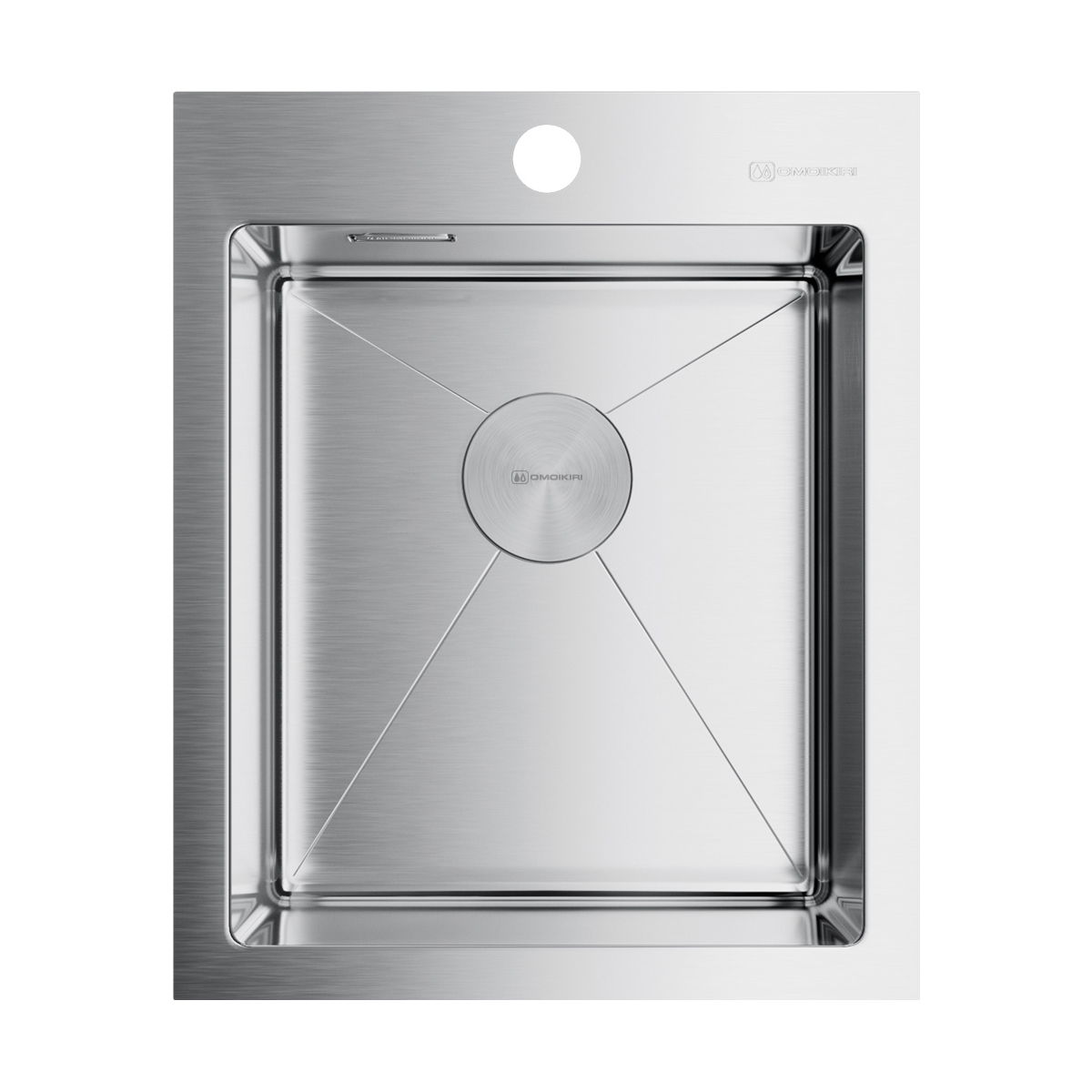Кухонные мойки Кухонная мойка 410x510x200 Akisame 41-IN нержавеющая сталь/нержавеющая сталь 