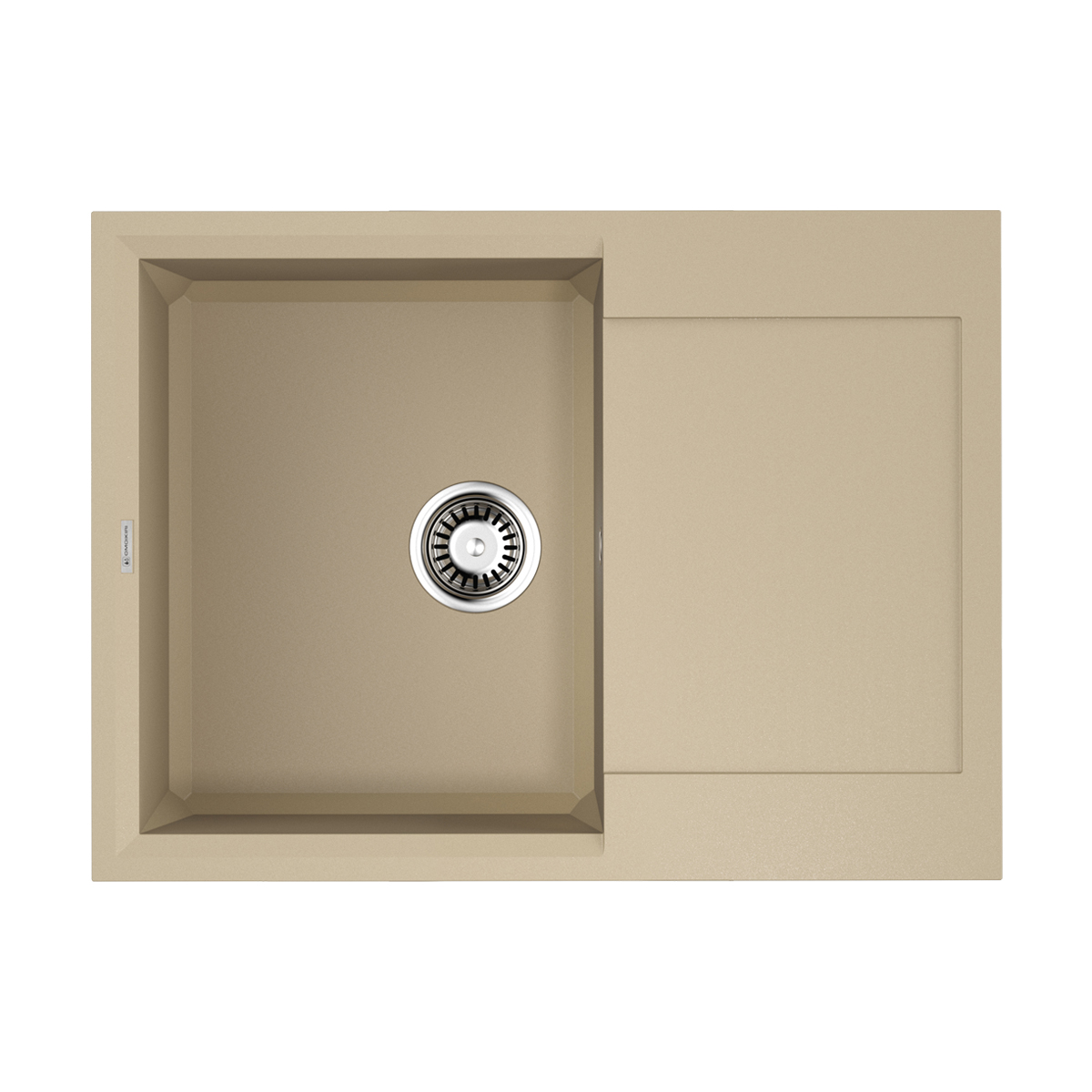 Кухонные мойки Кухонная мойка 680x500x190 Sakaime 68-CH Tetogranit/шампань 