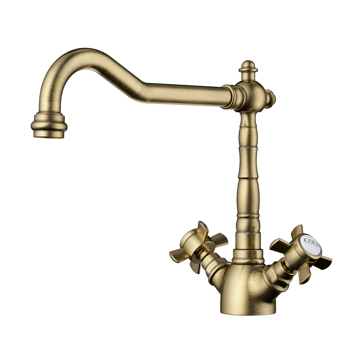 Смесители для кухни Смеситель для кухни Tokigawa-AB-022 латунь/античная латунь 