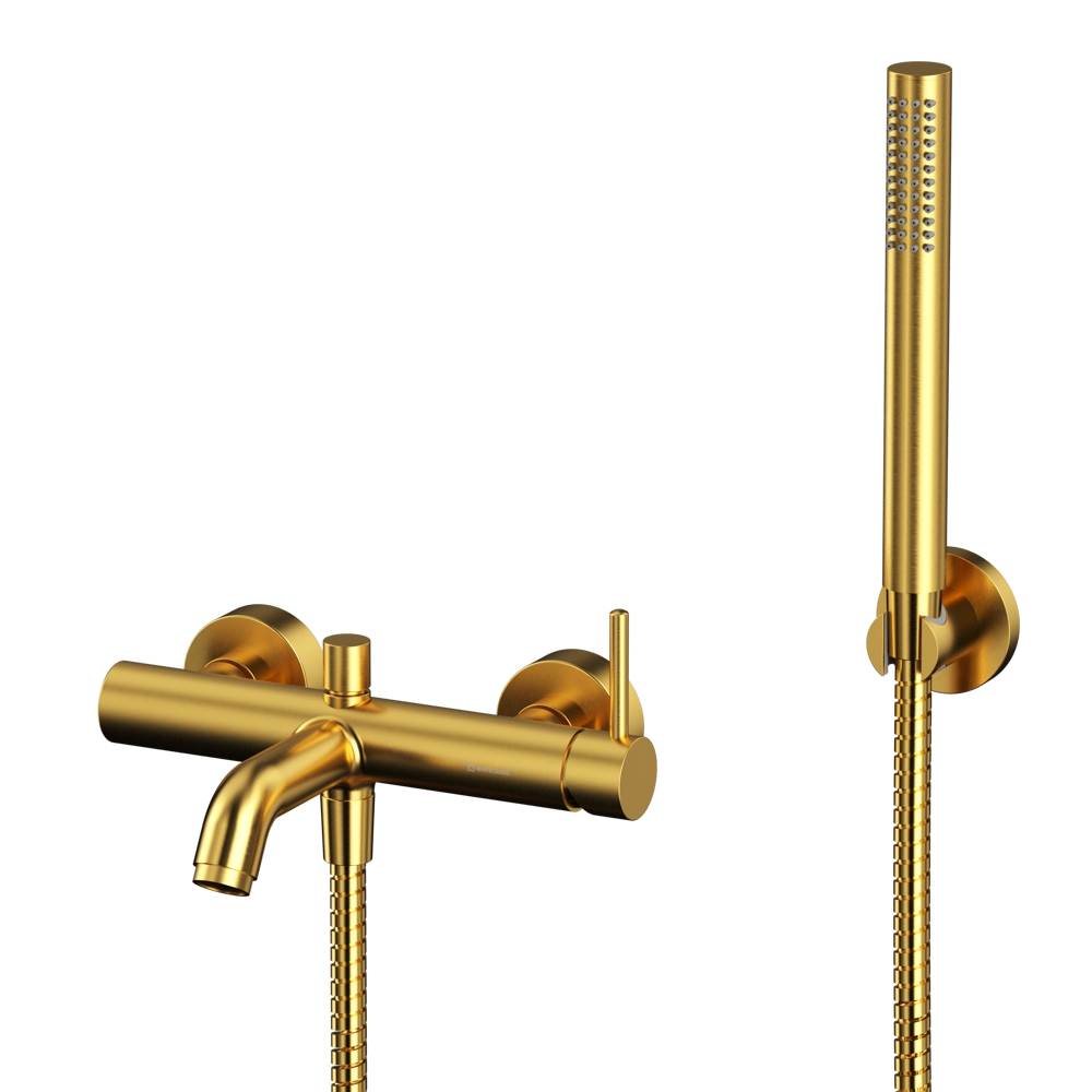 Смесители Смеситель для ванны с душевым комплектом Y1231GLB (брашированное золото) 
