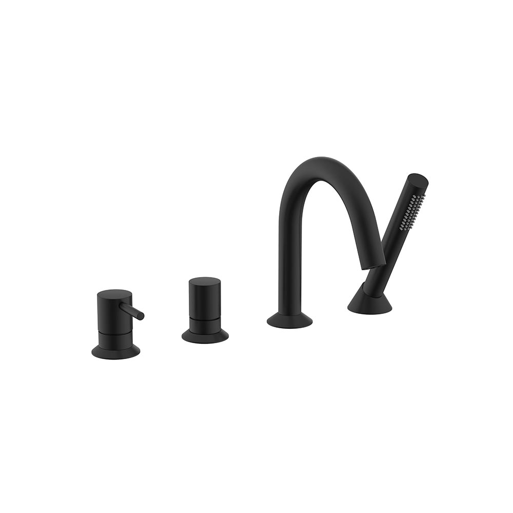 Смеситель на борт ванны MATTE BLACK