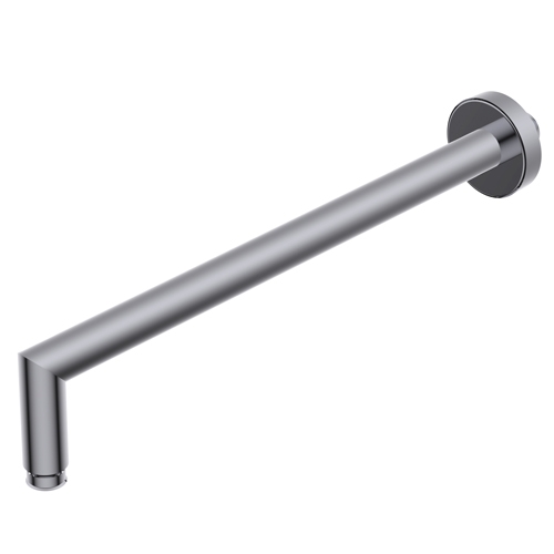 Кронштейн L-350mm для верхнего душа, цвет матовая сталь.