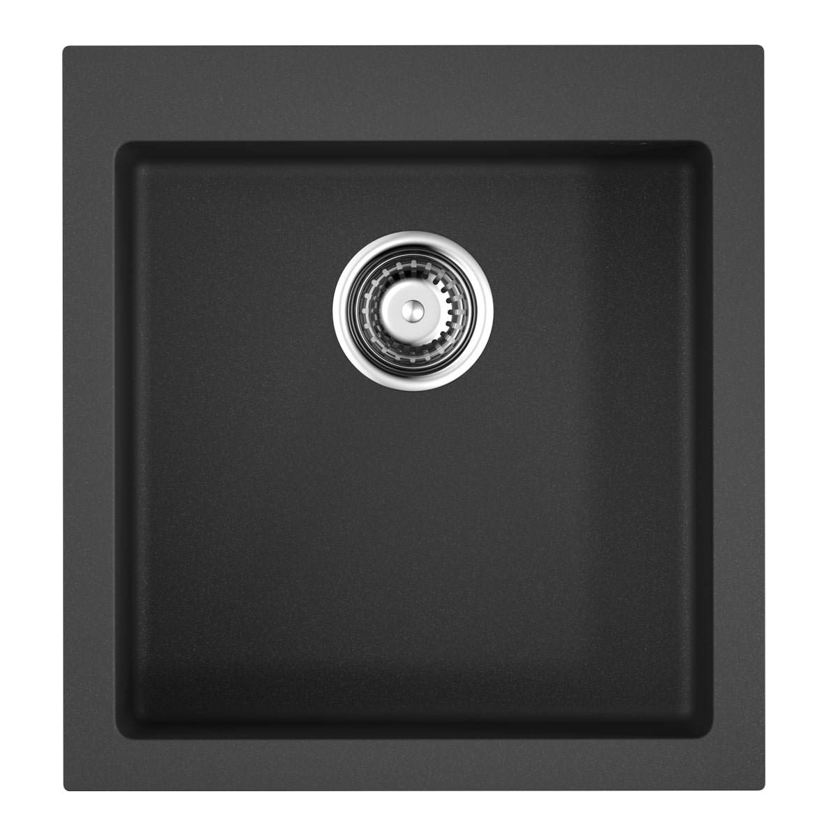 Кухонные мойки Кухонная мойка 470x500x190 Bosen 47-BL Tetogranit/черный 