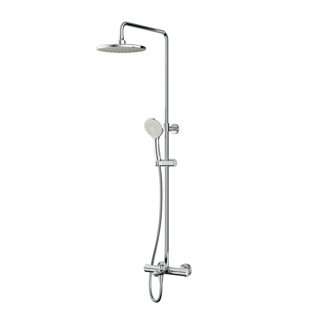 Душевая программа Душевая система, набор: смеситель для ванна/душа с термостатом, верхний душ d 220 мм, ручной душ 