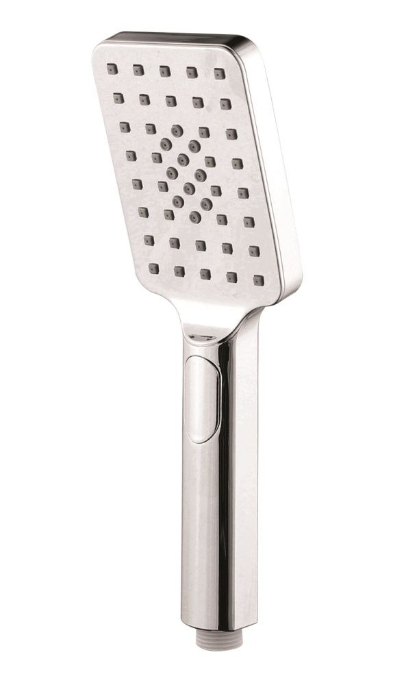 Комплектующие Ручной душ антикальцевый NITE SQ 110х80мм, 2х режимный, цвет хром 