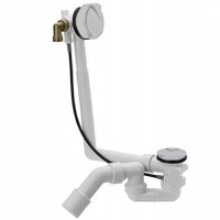 Комплектующие Multiplex Trio MT5 Слив-перелив для ванны с наполнением удлиненный, белый 