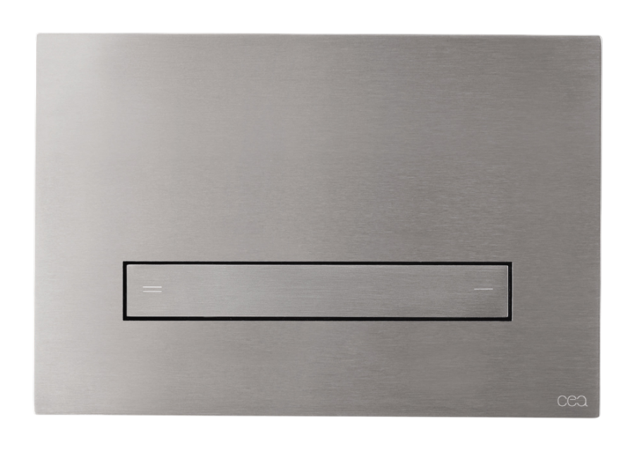 Панель двойного смыва Hydroplate Viega, сталь, цвет сатинированная нержавеющая сталь