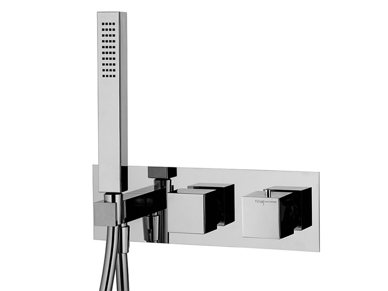 FIMATHERM Накидка для термостат. смесит. для душа на 2-а вых. с душевым комплектом, хром