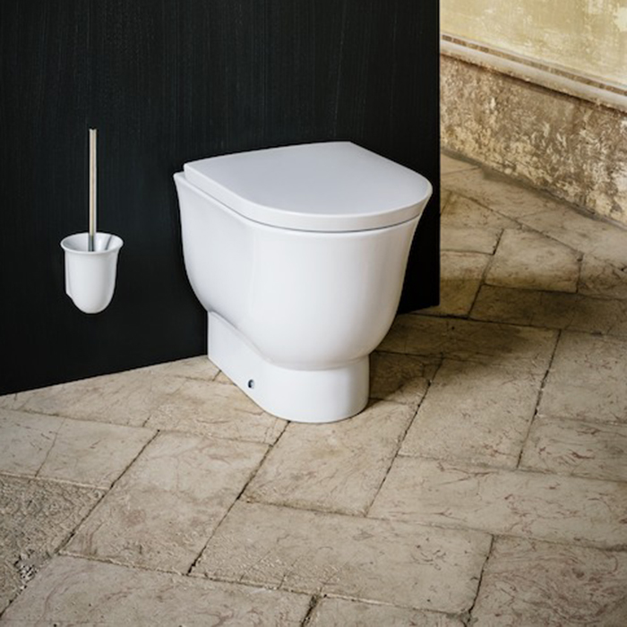 Унитазы Унитаз напольный безободковый 530х370х430 мм, выпуск универсальный, цвет белый 