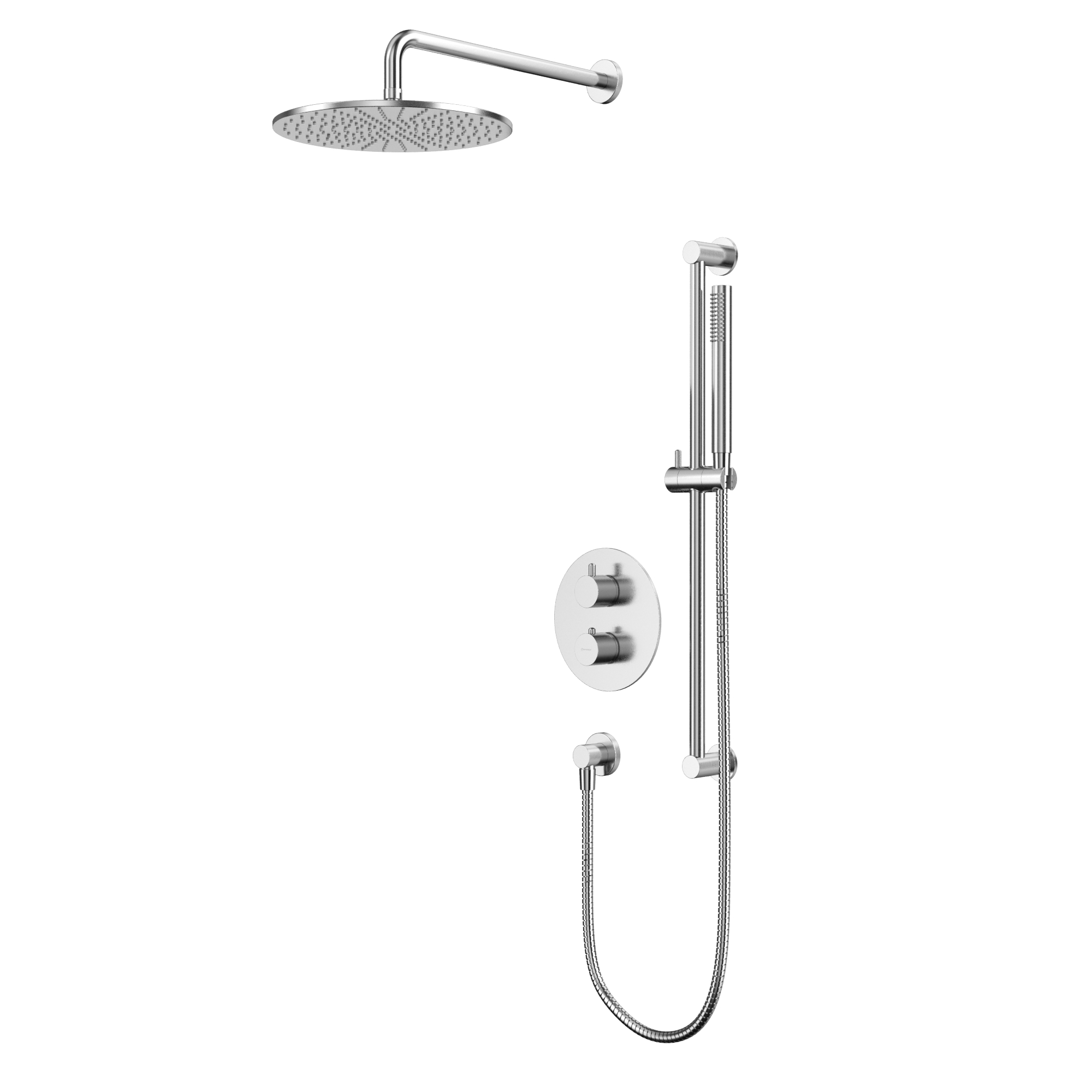 Душевая программа Термостатическая душевая система скрытого монтажа YSET09NIB (брашированный никель) 