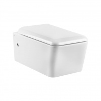 Унитазы GESSI Унитаз подвесной 558х362 мм., в комплекте с крышкой-сиденьем с механизмом Soft Close, фурнитура хром, цвет белый глянцевый 