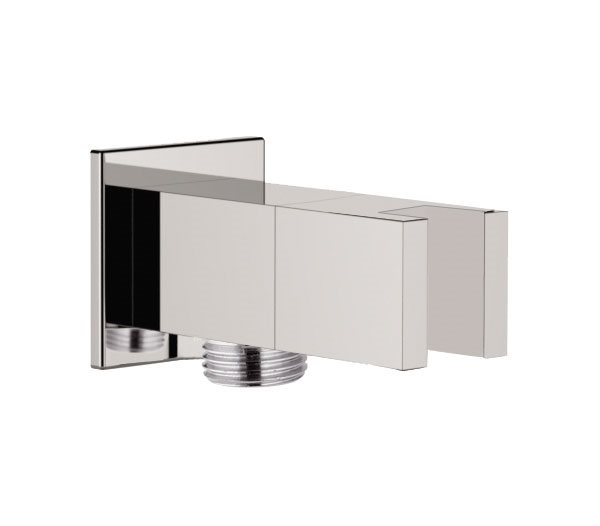 Комплектующие Вентиль с подключением для душевого шланга с держателем лейки, хром 