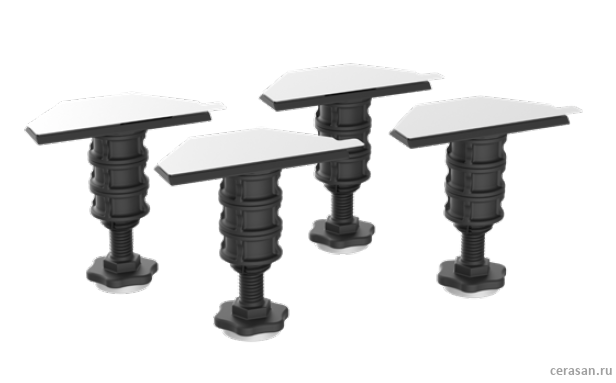 Ножки монтажные, BetteSimple Fix, для душевых поддонов с длиной обеих сторон ≤ 900 мм