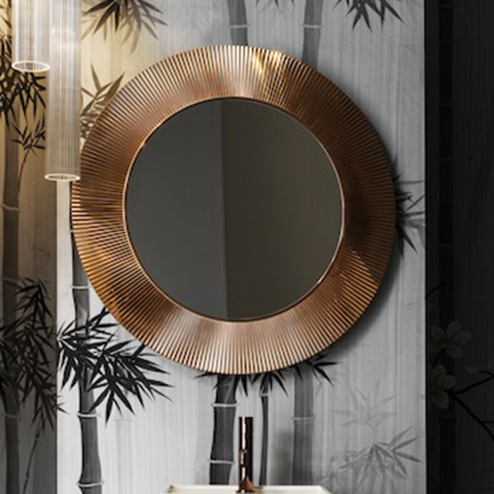 Мебель для ванной Laufen Kartell Зеркало круглое d=780мм, настенное, без подсветки, цвет: янтарь 