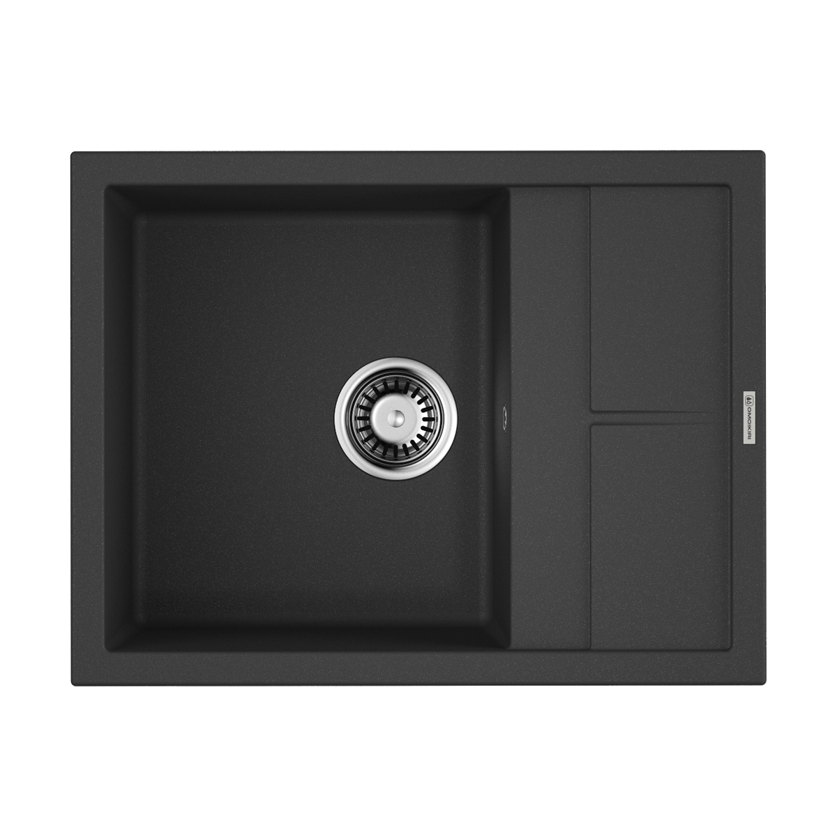 Кухонные мойки Кухонная мойка 650x500x200 Sumi 65-BL Tetogranit/черный 
