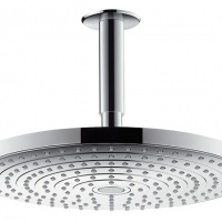 Душевая программа Верхний душ 300 2jet с потолочным подсоединением, тип струи: Rain, RainAir, хром 