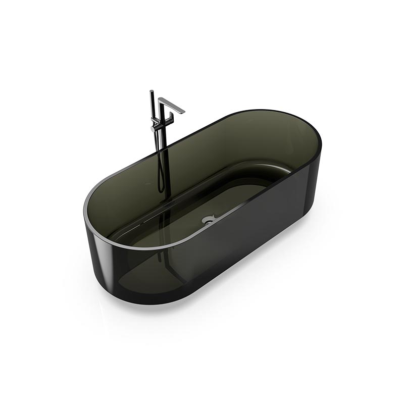 Ванны Ellipse shape Ванна 170x75x56 см, цвет Turmalin # 020 (Galaxy Black 0700-AL497-20) 