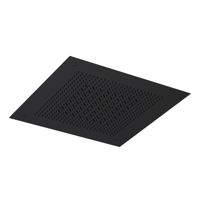 Верхний душ 380*380 мм, чёрный матовый