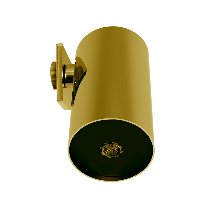 Душевая программа Верхний душ 8 см, настенный, цвет золото 