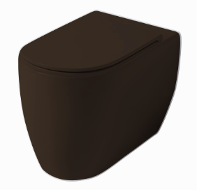 Унитазы Напольный безобод. унитаз 51 см, выход в стену, цвет beaver 