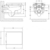 Унитазы Gessi Eleganza Унитаз подвесной в комплекте с сиденьем Soft Close и сифоном, цвет: белый 