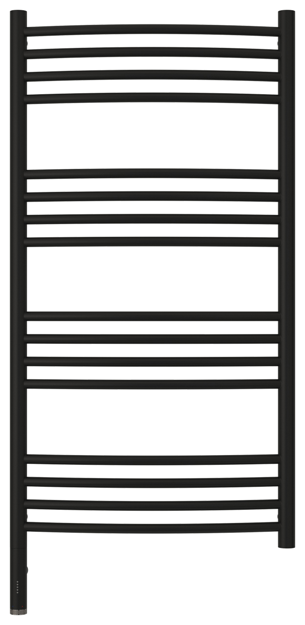 Полотенцесушители Полотенцесушитель электрический 1000х500 / МЭМ левый (Матовый чёрный) 