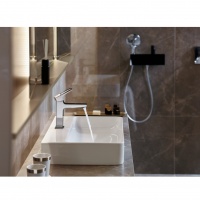 Комплектующие Шланговое подсоединение, хром/белый 