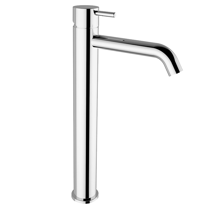 Смесители Смеситель однорычажный высокий для раковины h352 мм, излив 160 мм, цвет хром 