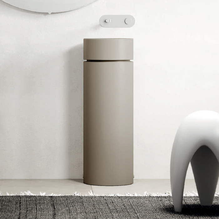 Раковины Раковина накладная круглая 30хH15 см, без отверстий под смеситель, цвет: nocciola matte 