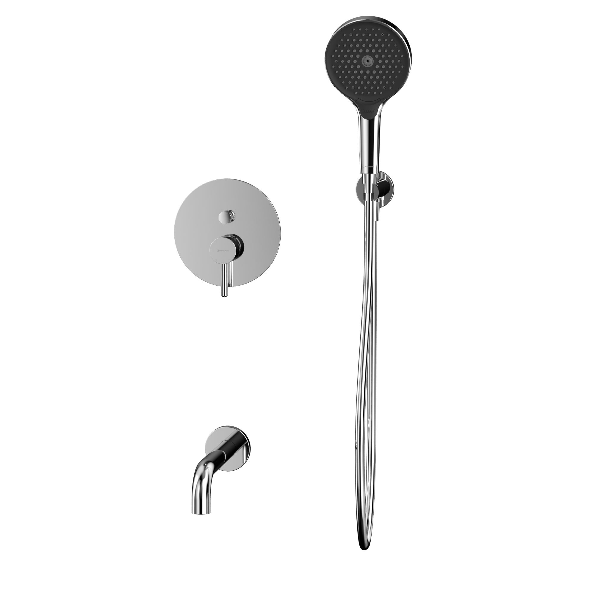 Душевая программа Система для ванны скрытого монтажа YSET06TOPCR (хром) 