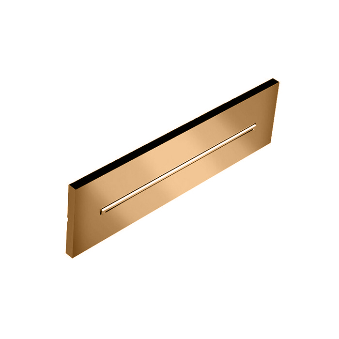 Душевая программа WATERFALL WALL BUILT-IN Излив настенный 350&times;80 мм, "водопад" цвет Copper 316 Brushed PVD (НЕ производится!) 