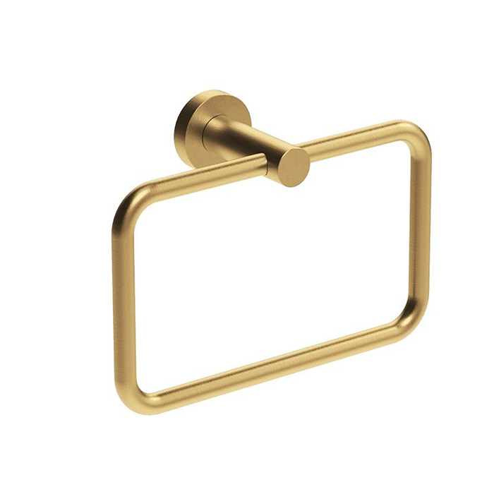 Полотенцедержатель-кольцо, цвет PVD золото матовое