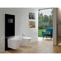 Системы инсталляции Oleas Накладная панель для унитаза, глянцевый хром 