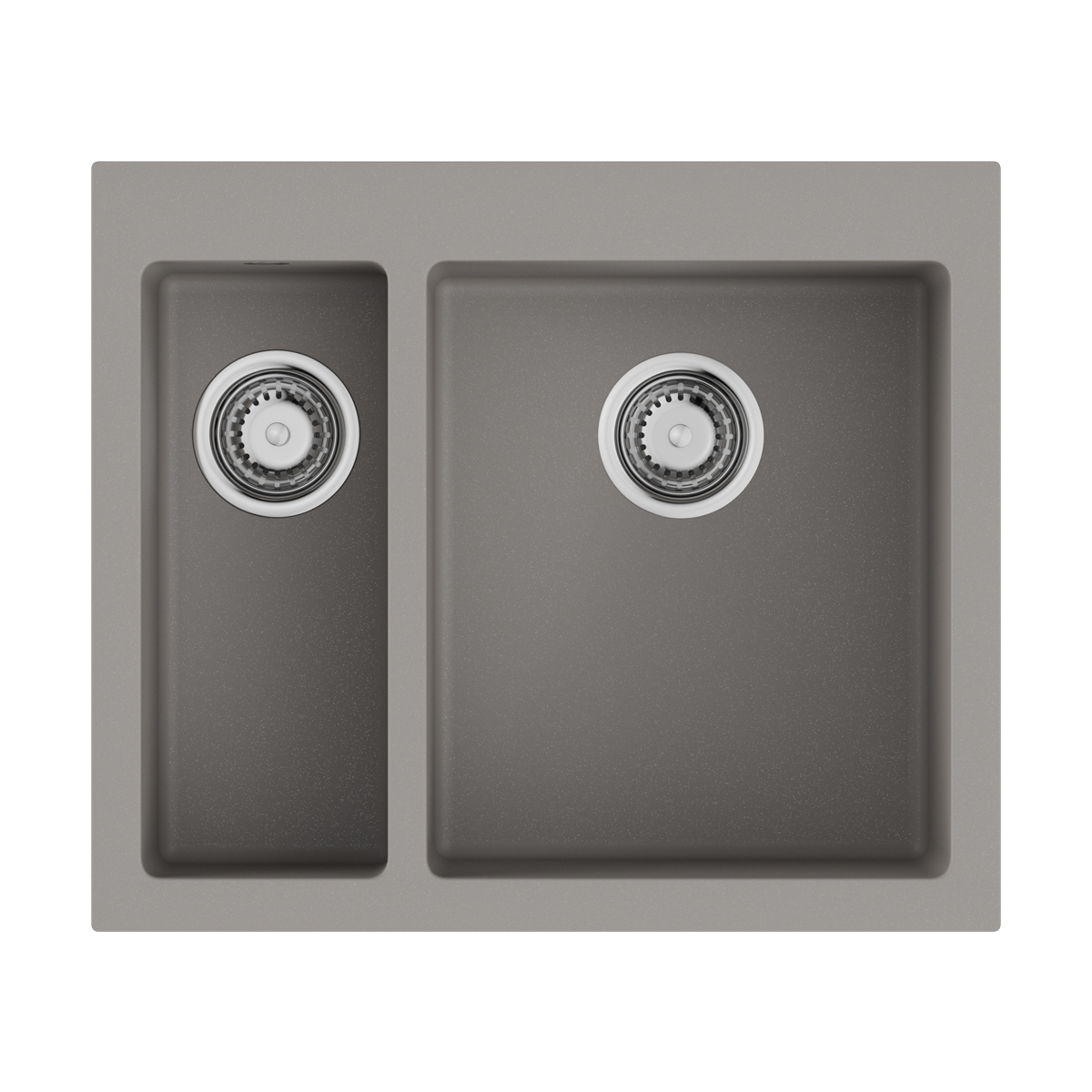 Кухонные мойки Кухонная мойка 590x500x200 Bosen 59-2-GR Tetogranit/leningrad grey 