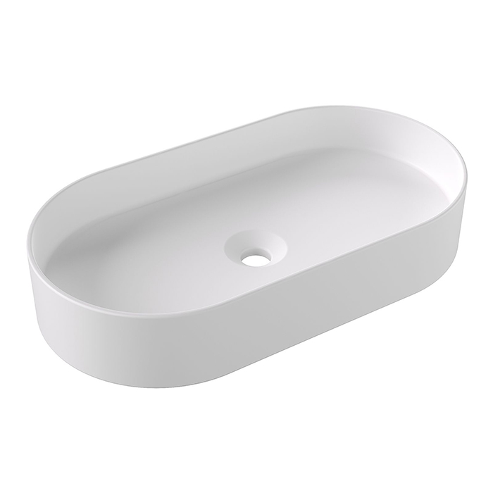 Раковины Раковина Stadium 65x35хВ12, накладная, без отверстия под смеситель, белый матовый 