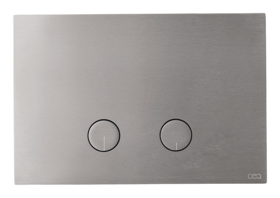 Панель двойного смыва Hydroplate Tece, сталь, цвет полированная сталь