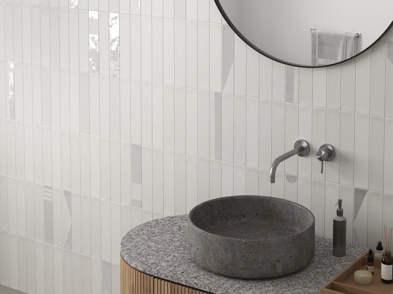 Керамогранит и плитка DECOR Snow 6x30 см 