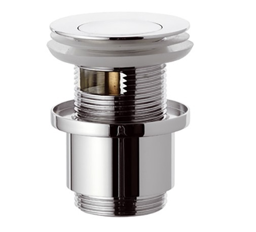 Комплектующие Выпуск для раковины с переливом, хром 