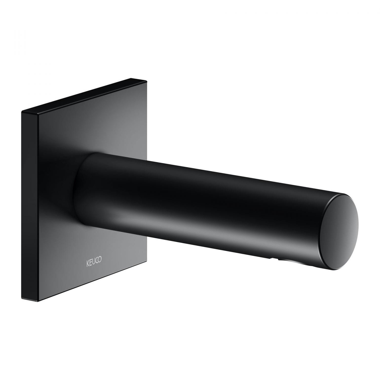 Комплектующие Излив для наполнения ванны 130 мм (чёрный матовый) 